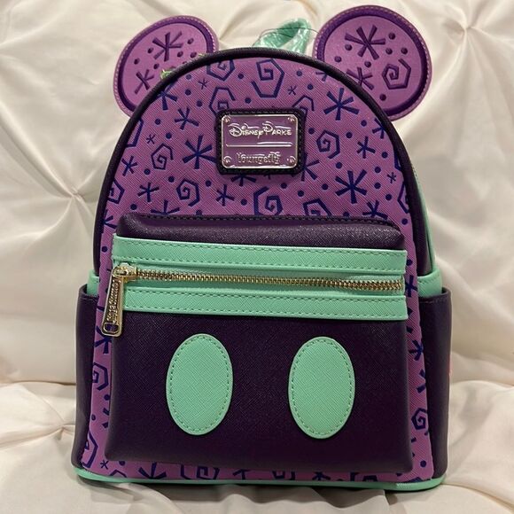 Loungefly X Disney Parks Mickey Main Attraction Mad Hatter Alice in Wonderland - Picture 1 of 10